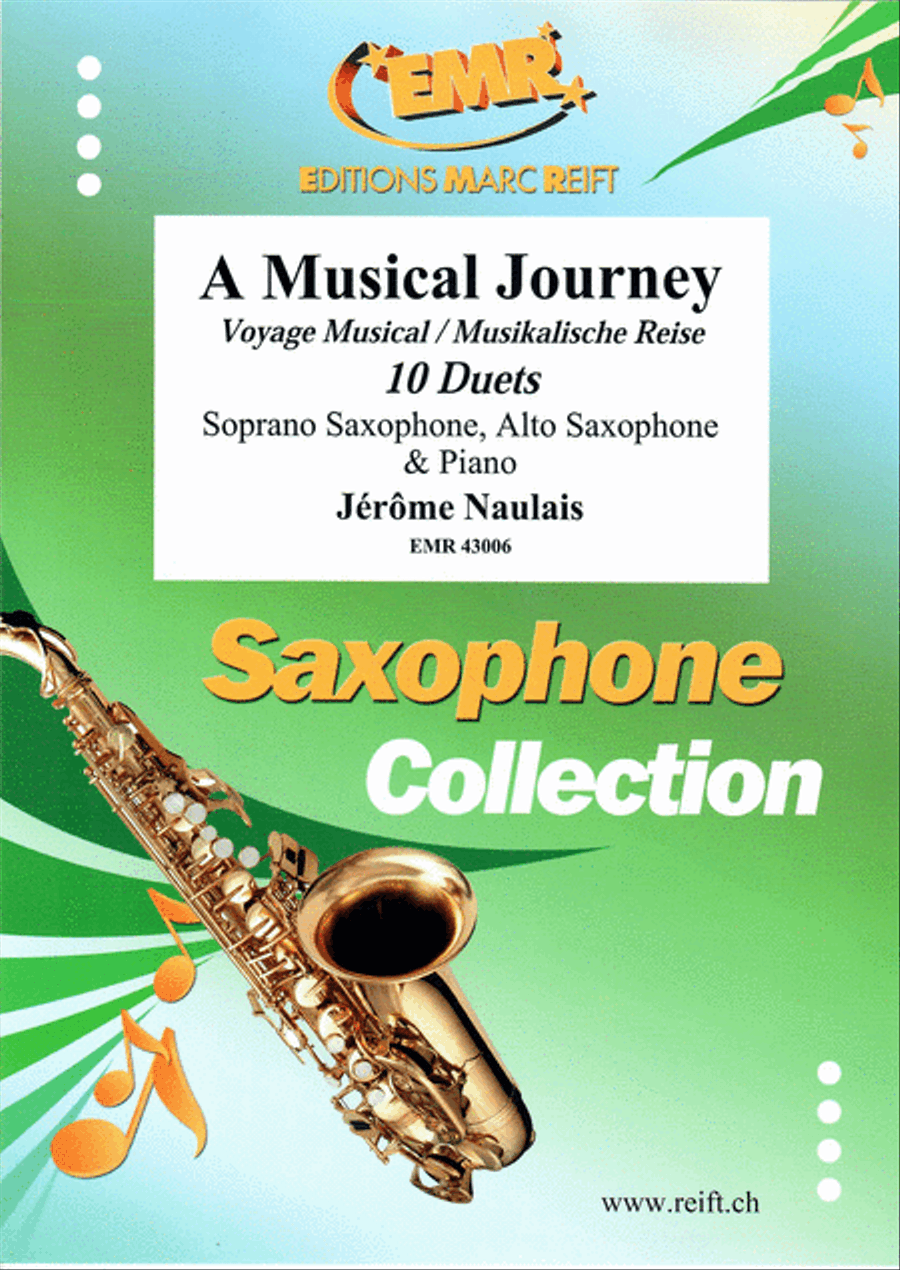 A Musical Journey Saxophone Ensemble scores gallery preview page 1