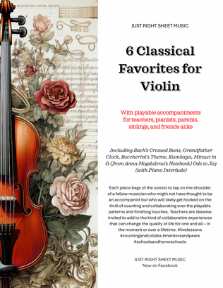 6 Classical Favorites for Violin