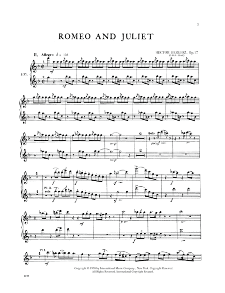 Orchestral Excerpts Flute Solo scores gallery preview page 2