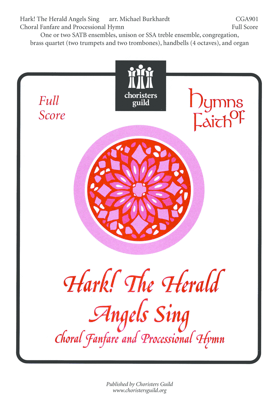 Hark The Herald Angels Sing Full Score Women's Choir scores gallery preview page 1