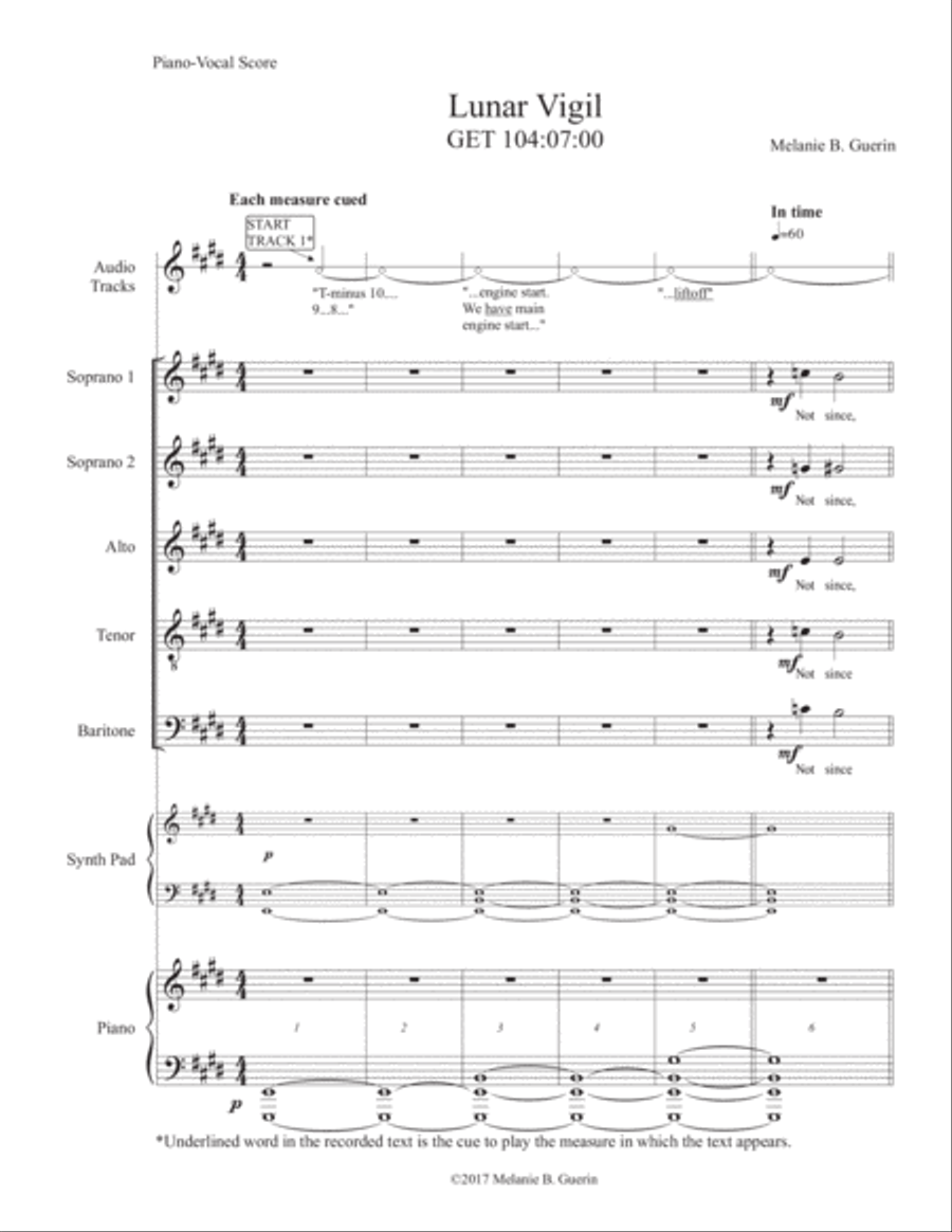 Lunar Vigil (GET 104:07:00) 4-Part scores gallery preview page 3