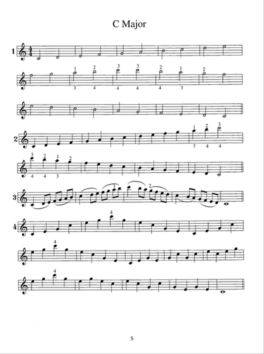 Essential Scales and Studies for Violin, Level 1 String Methods scores gallery preview page 6