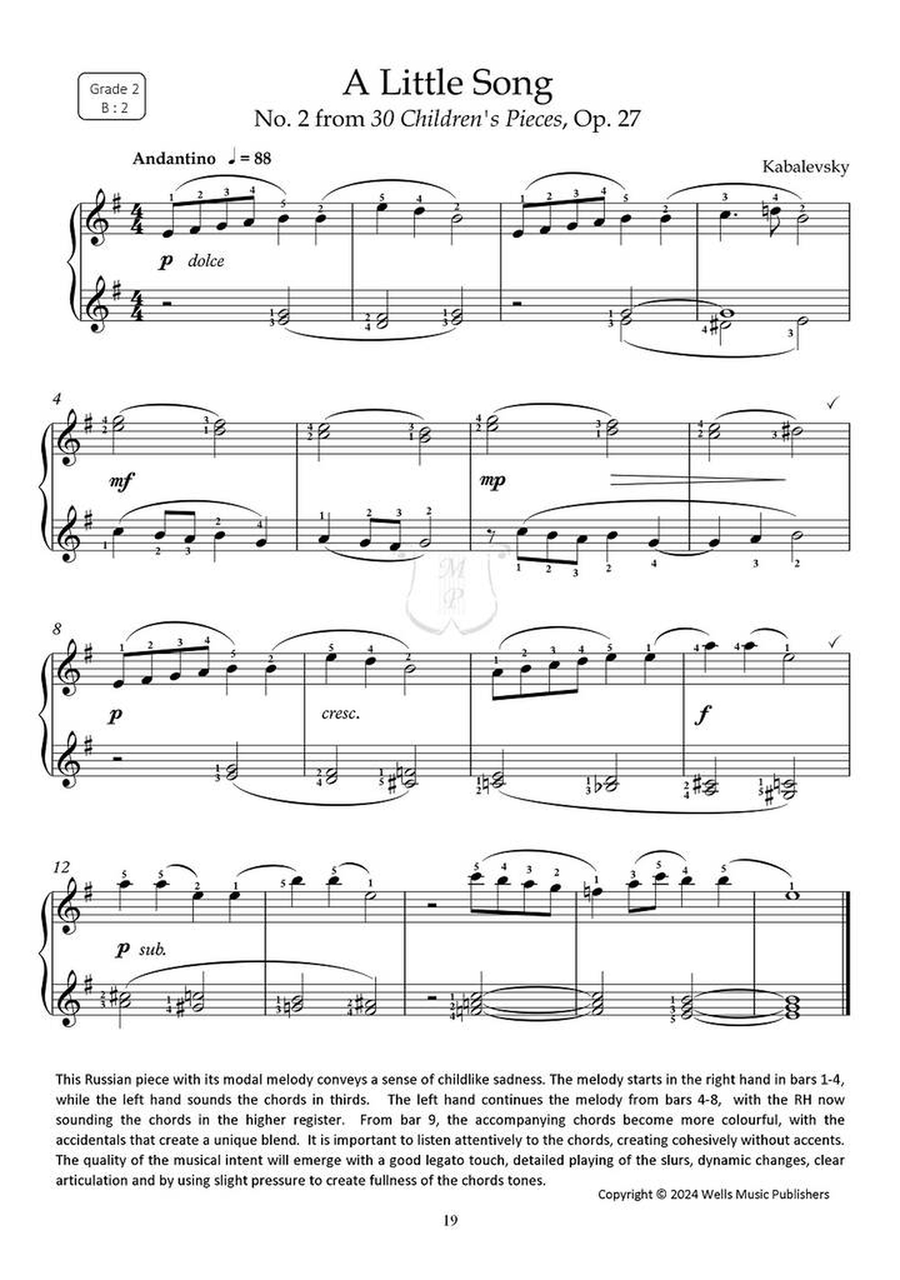 Teachers' Choice Selected Piano 2025 Grade 1-3 Piano Solo scores gallery preview page 2
