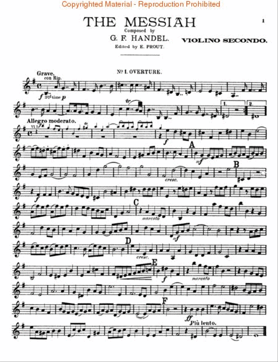 Messiah (Oratorio, 1741) Choir scores gallery preview page 2