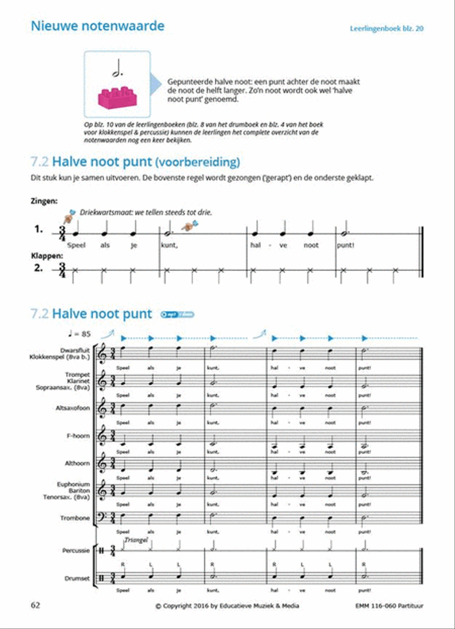 Samen Leren Samenspelen Partituur Concert Band scores gallery preview page 7