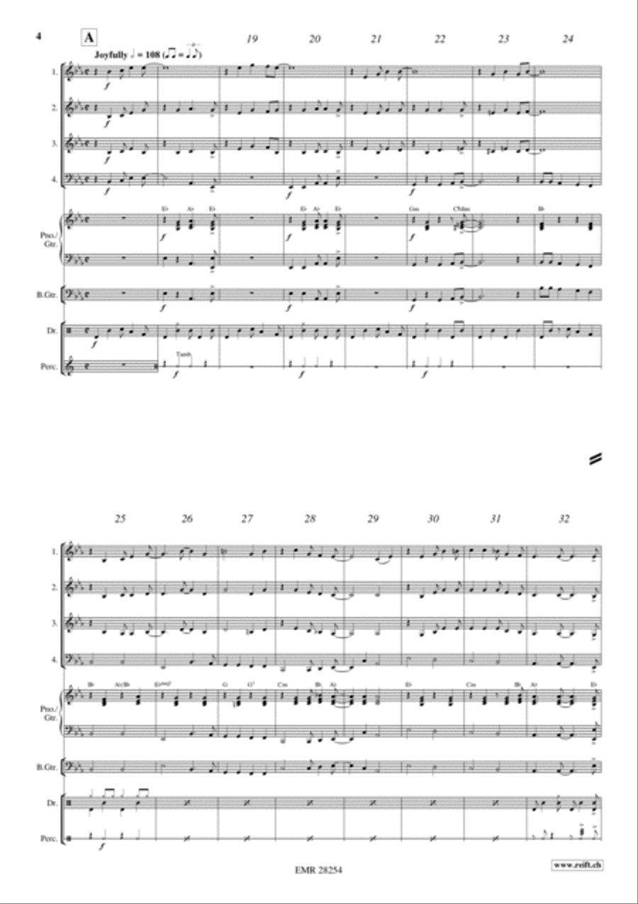 Gospel Time Gospel Time Woodwind Quartet scores gallery preview page 3