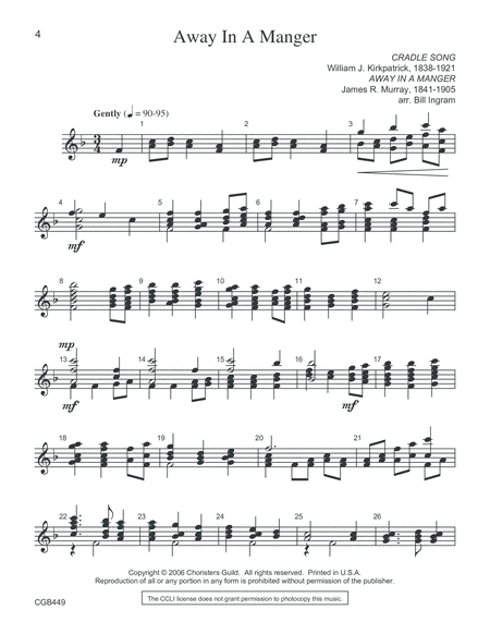 Christmas Music for Twelve Bells (Four Carols in F Major) image number null