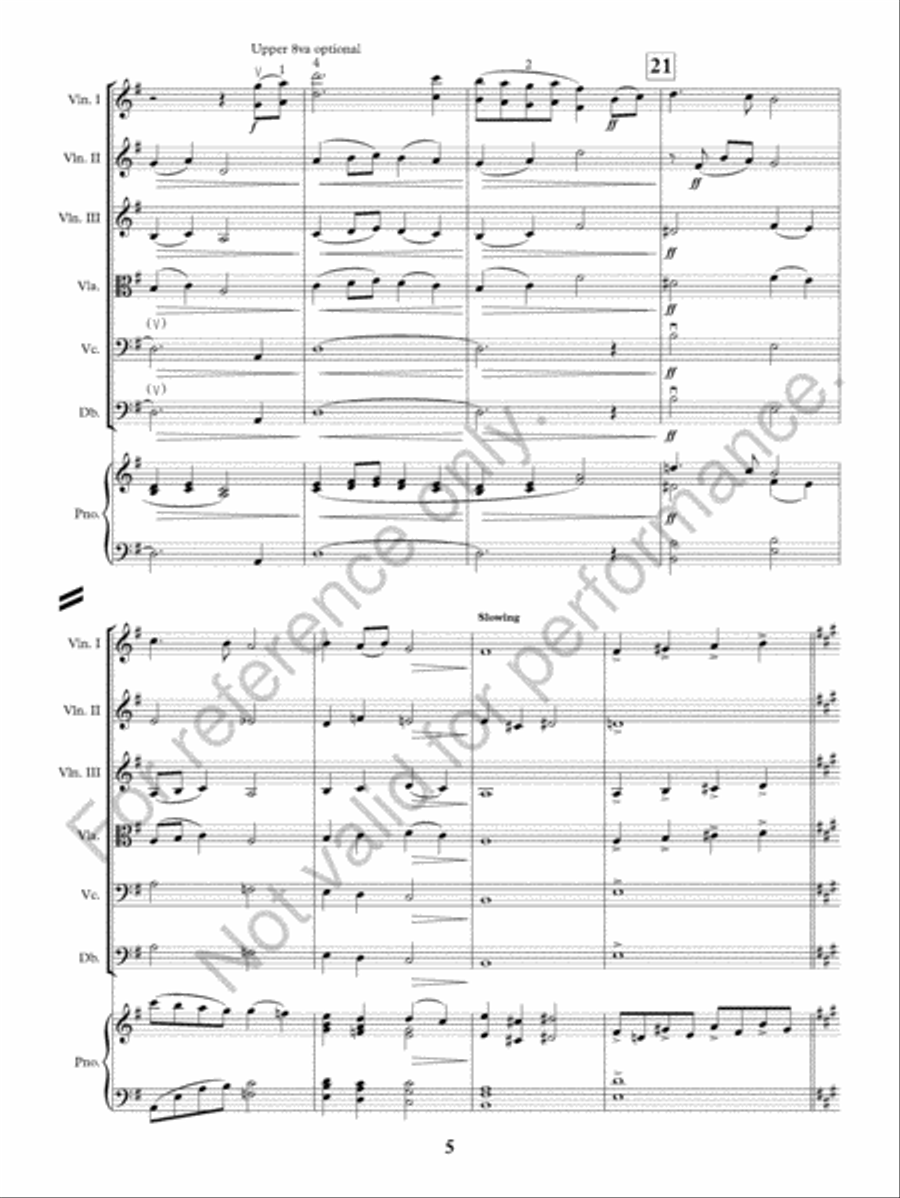 By Dawn's Early Light String Orchestra scores gallery preview page 5