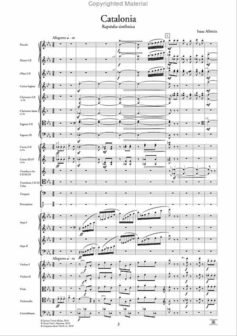 Catalonia Harp scores gallery preview page 2