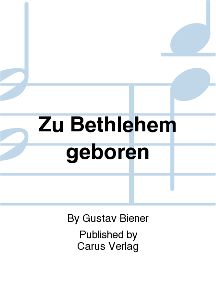 Zu Bethlehem geboren 4-Part scores gallery preview page 1
