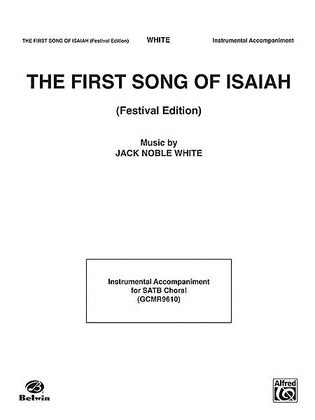 Book cover for The First Song of Isaiah (Festival Edition)