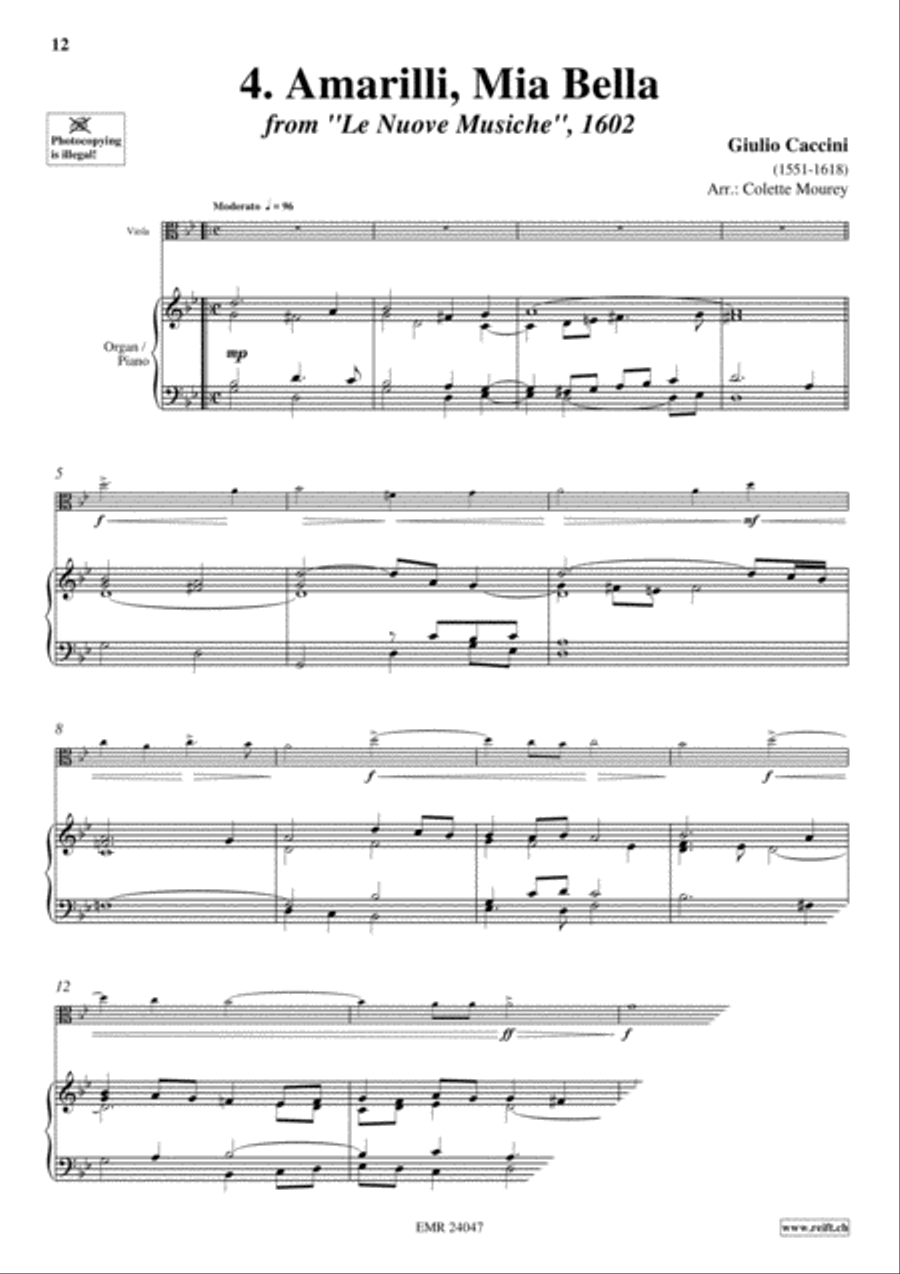 40 Greatest Baroque Hits Volume 1 Viola scores gallery preview page 6