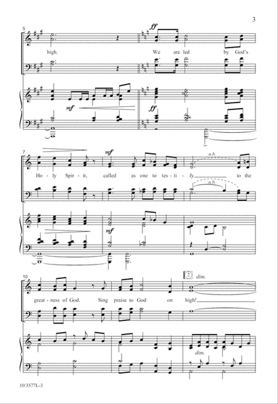 Not by Might, Nor by Power 4-Part scores gallery preview page 3
