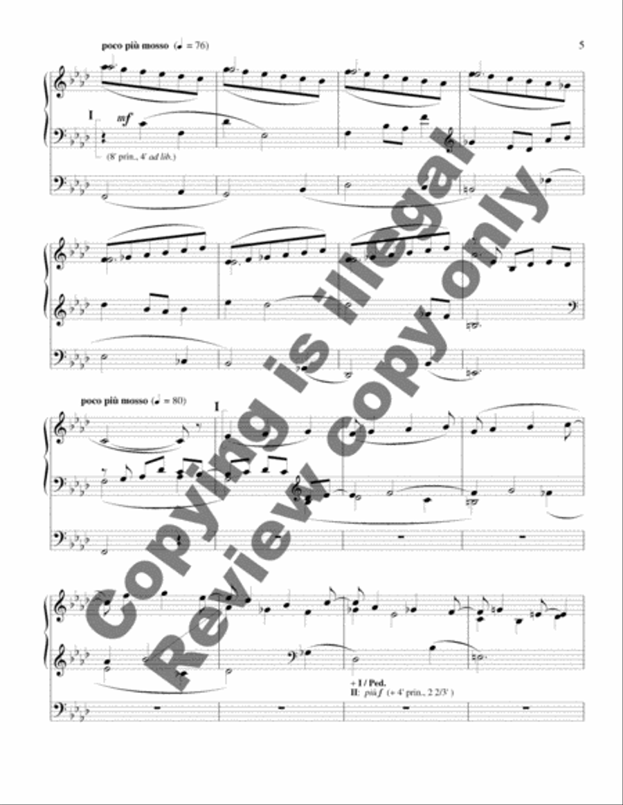 Prelude and Passacaglia Organ scores gallery preview page 11