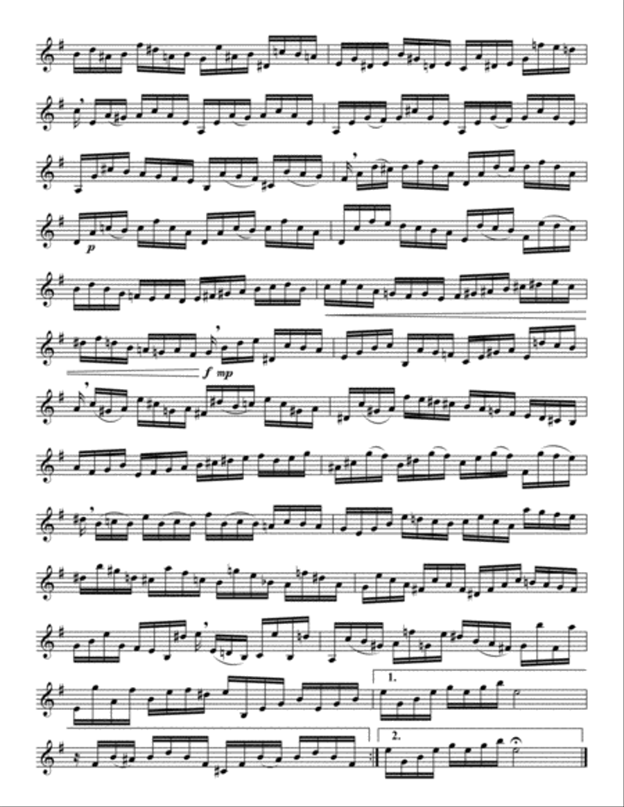 Partita in A minor, BMV 1013 A Cappella scores gallery preview page 2
