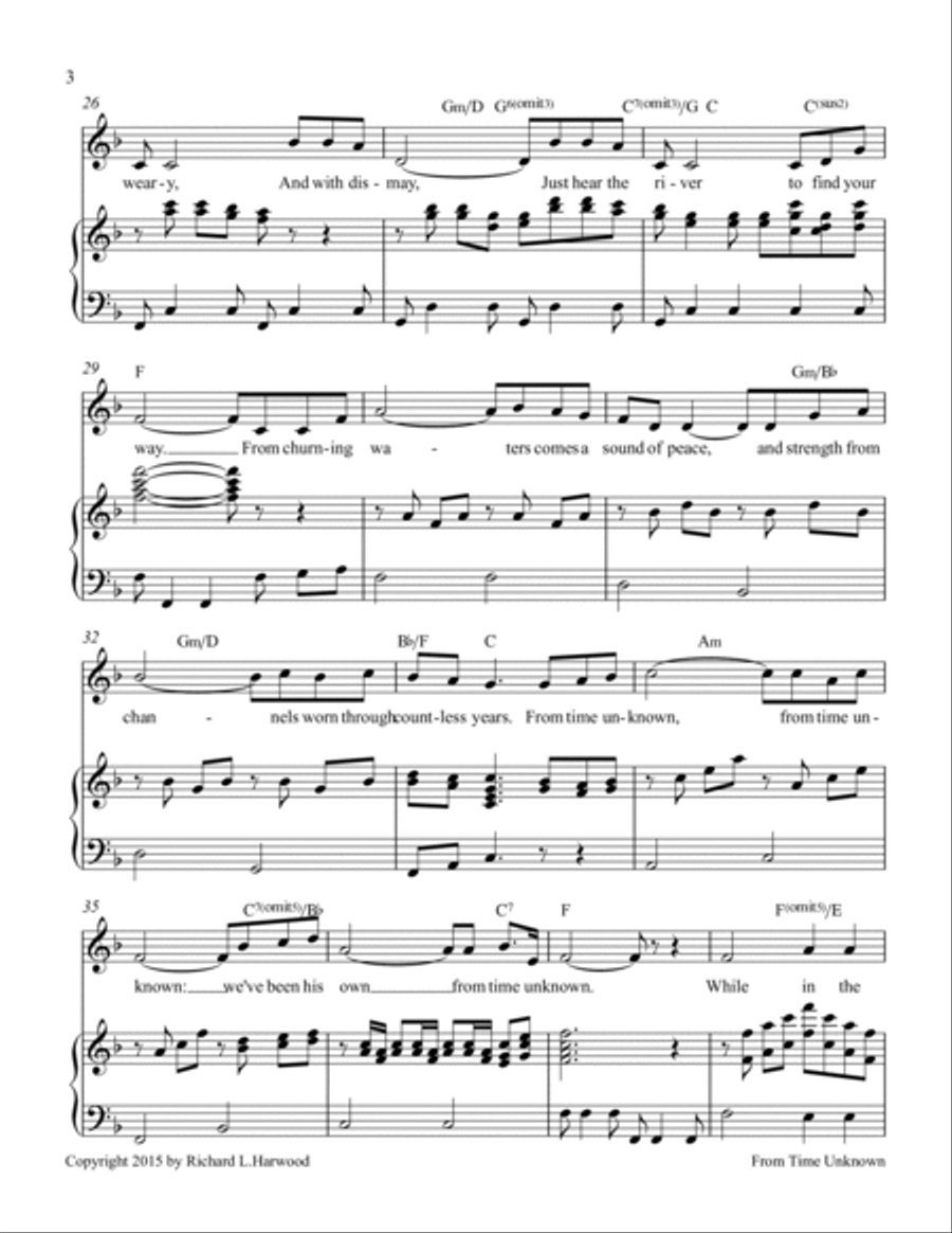 From Time Unknown Voice scores gallery preview page 4