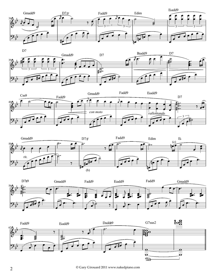 Renaissance Piano Solo scores gallery preview page 2