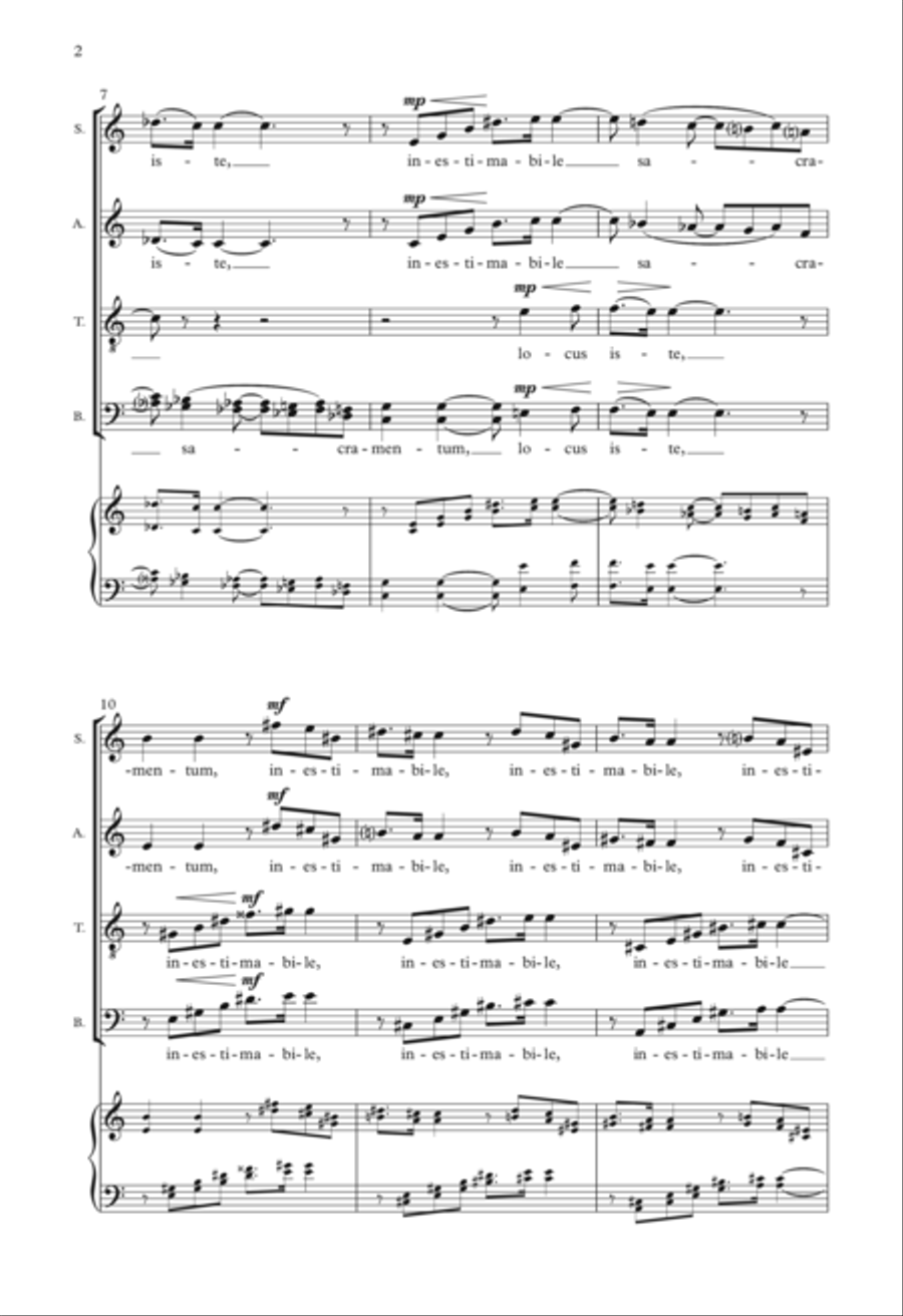 Locus Iste Locus Iste Choir scores gallery preview page 2