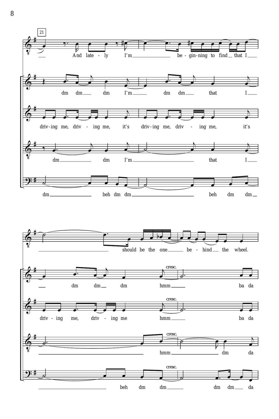 Drive Drive 4-Part scores gallery preview page 6
