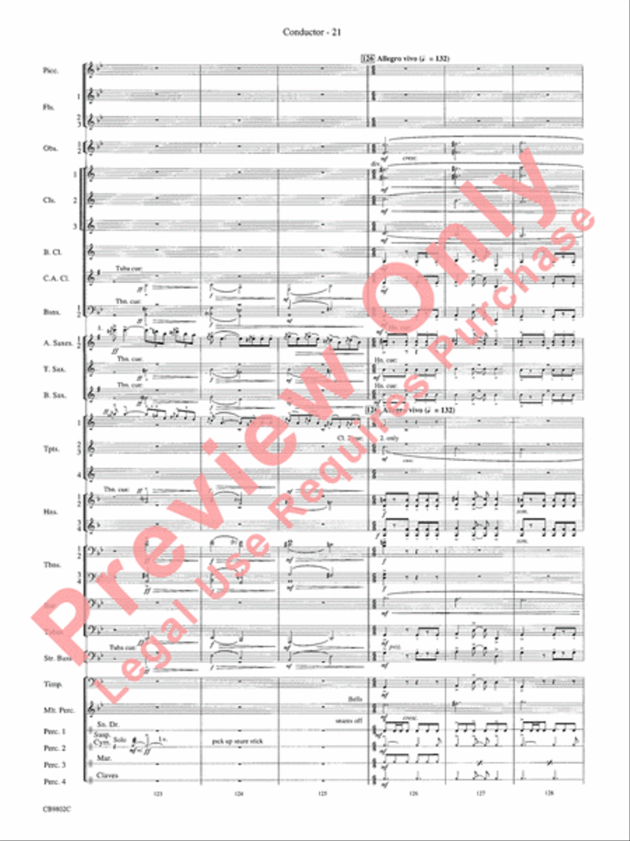 Porgy and Bess Porgy and Bess Concert Band scores gallery preview page 23
