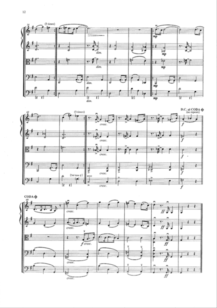 Suite & Light String Orchestra scores gallery preview page 4