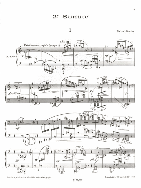 2nd Sonata For Piano (piano)