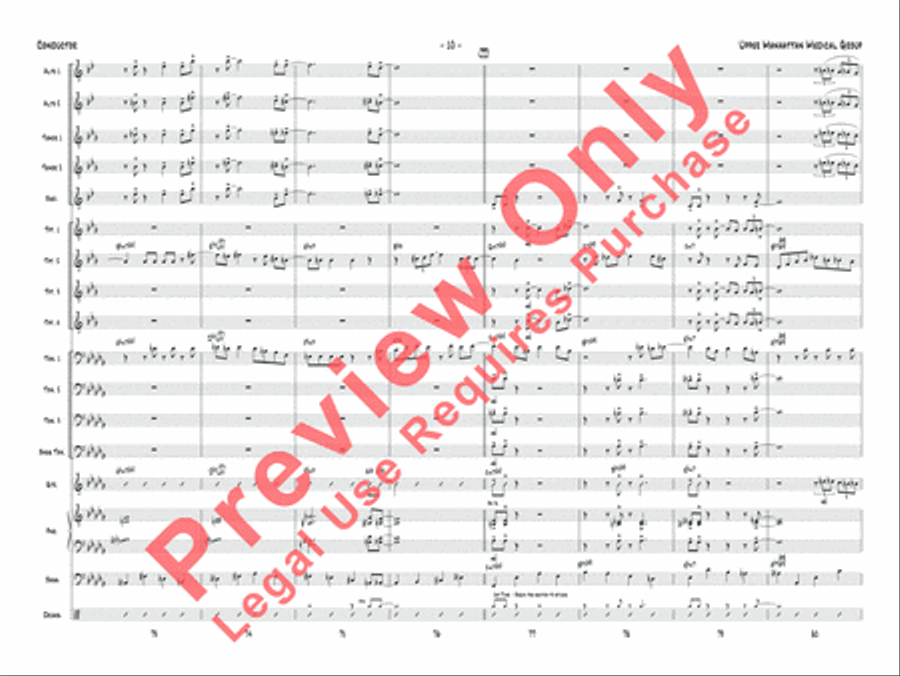 Upper Manhattan Medical Group Jazz Ensemble scores gallery preview page 11