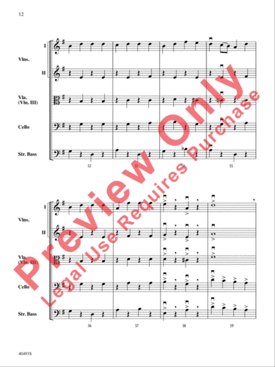 Christmas Toys on Parade String Orchestra scores gallery preview page 13