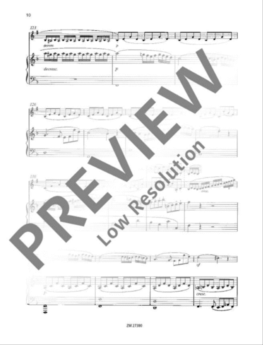 Sonata in F major (Spring Sonata) Clarinet Solo scores gallery preview page 11
