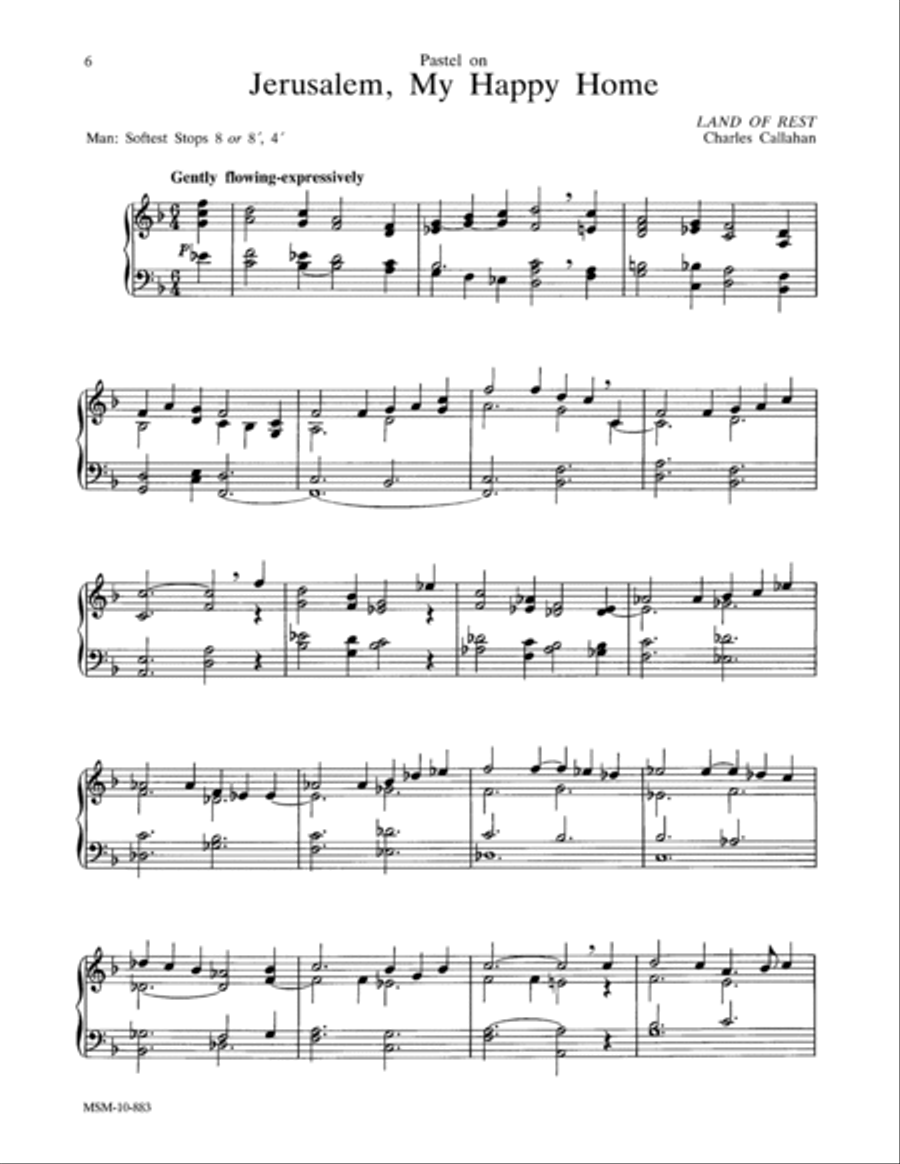 Great American Hymns - Music for Manuals Organ scores gallery preview page 4