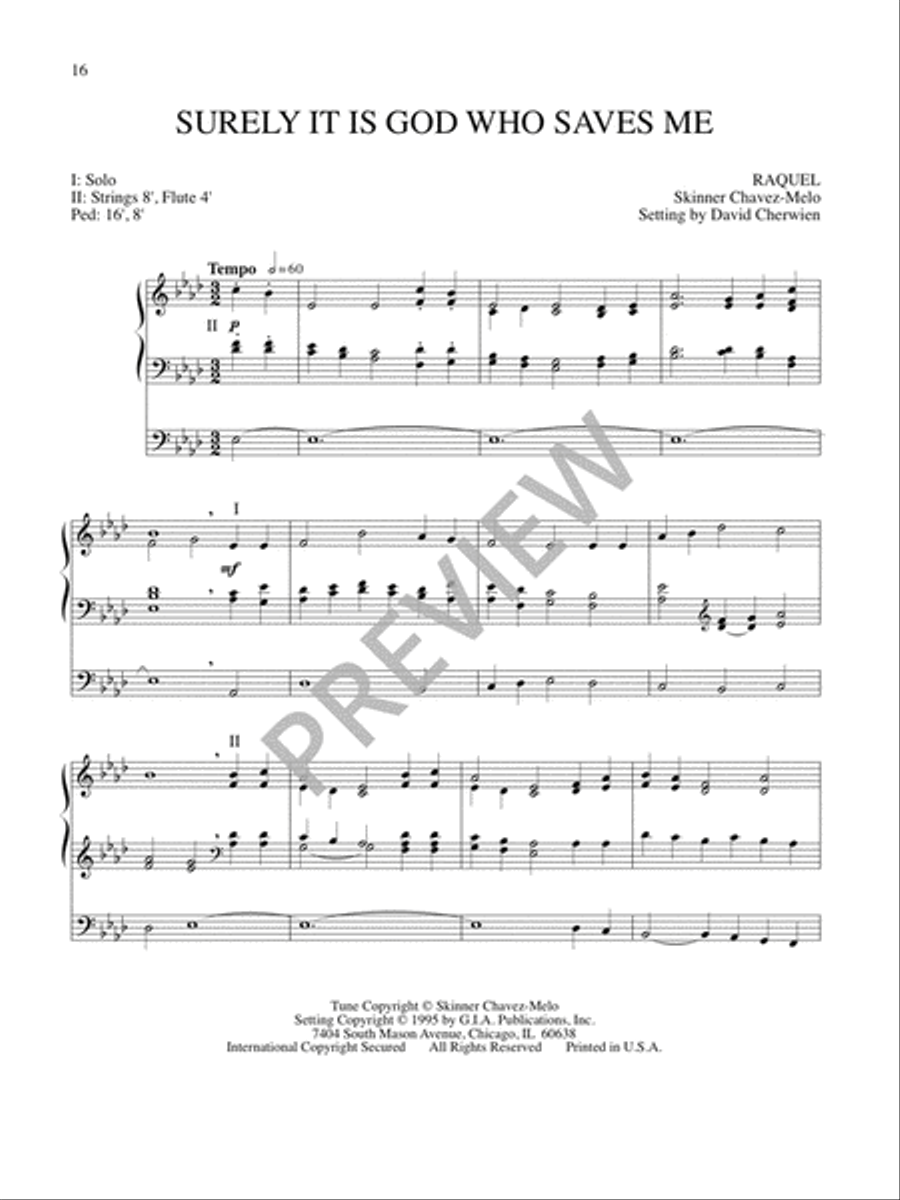 Six Organ Preludes on Hymntunes by Marty Haugen, Jeremy Young, and Skinner Chavez-Melo Organ scores gallery preview page 18