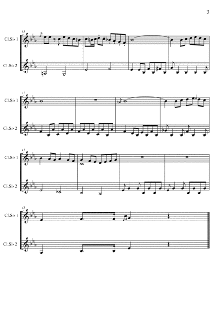 Life Is Beautiful (la Vita E Bella) Clarinet Solo scores gallery preview page 3