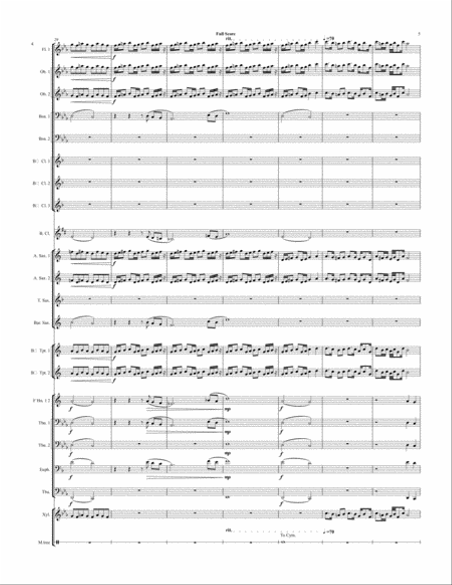 Wild West Wild West Concert Band scores gallery preview page 5