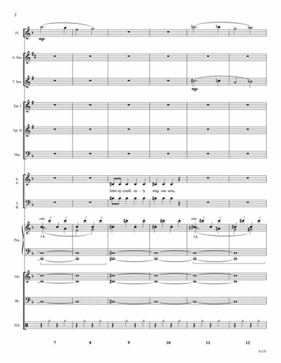 Johnny One Note (from the musical Babes in Arms): Score
