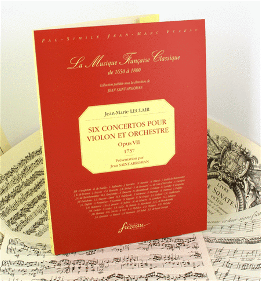 Six concertos for violin and orchestra. Opus VII String Orchestra scores gallery preview page 1