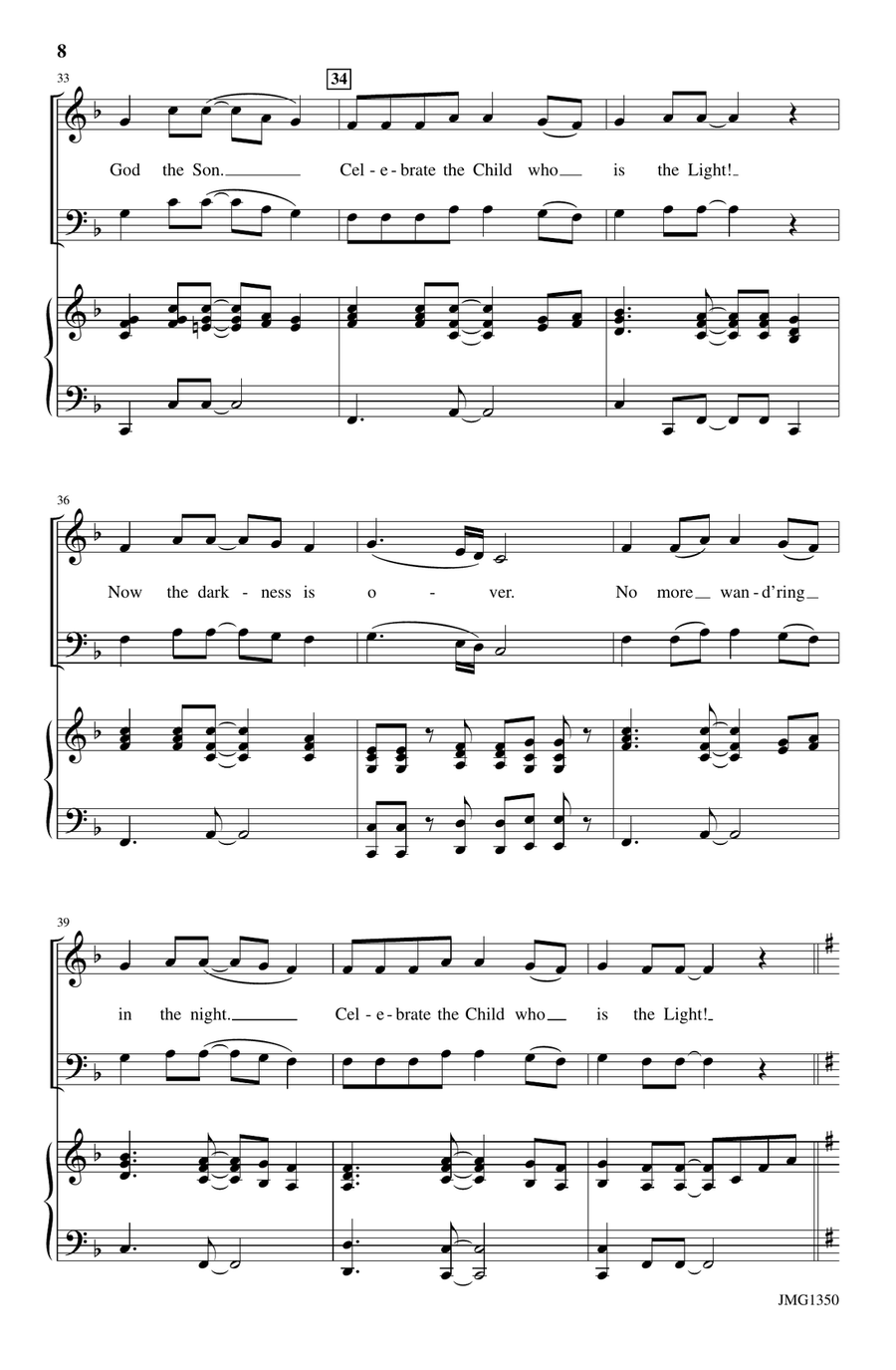 Celebrate the Child 4-Part scores gallery preview page 6