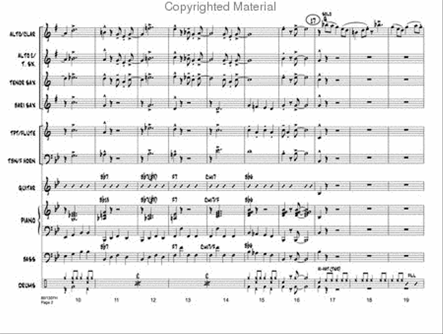 Bugle Call Rag Jazz Ensemble scores gallery preview page 3