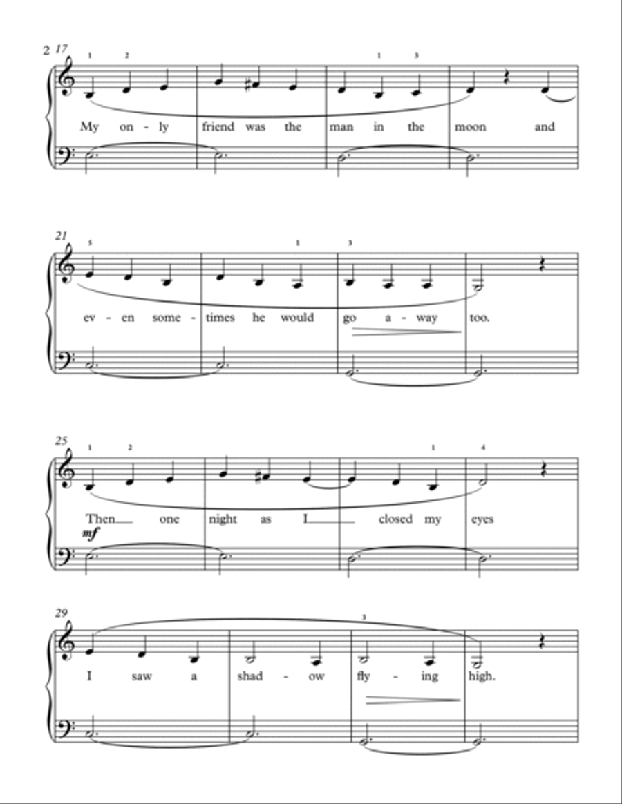 Lost Boy Easy Piano scores gallery preview page 2