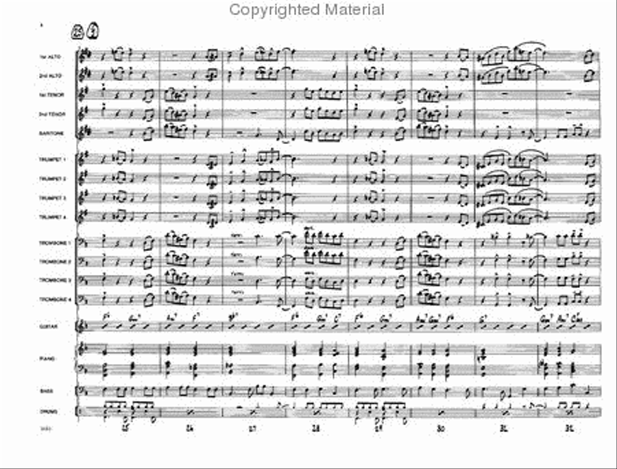 Chops, Don't Fail Me Now Jazz Ensemble scores gallery preview page 5