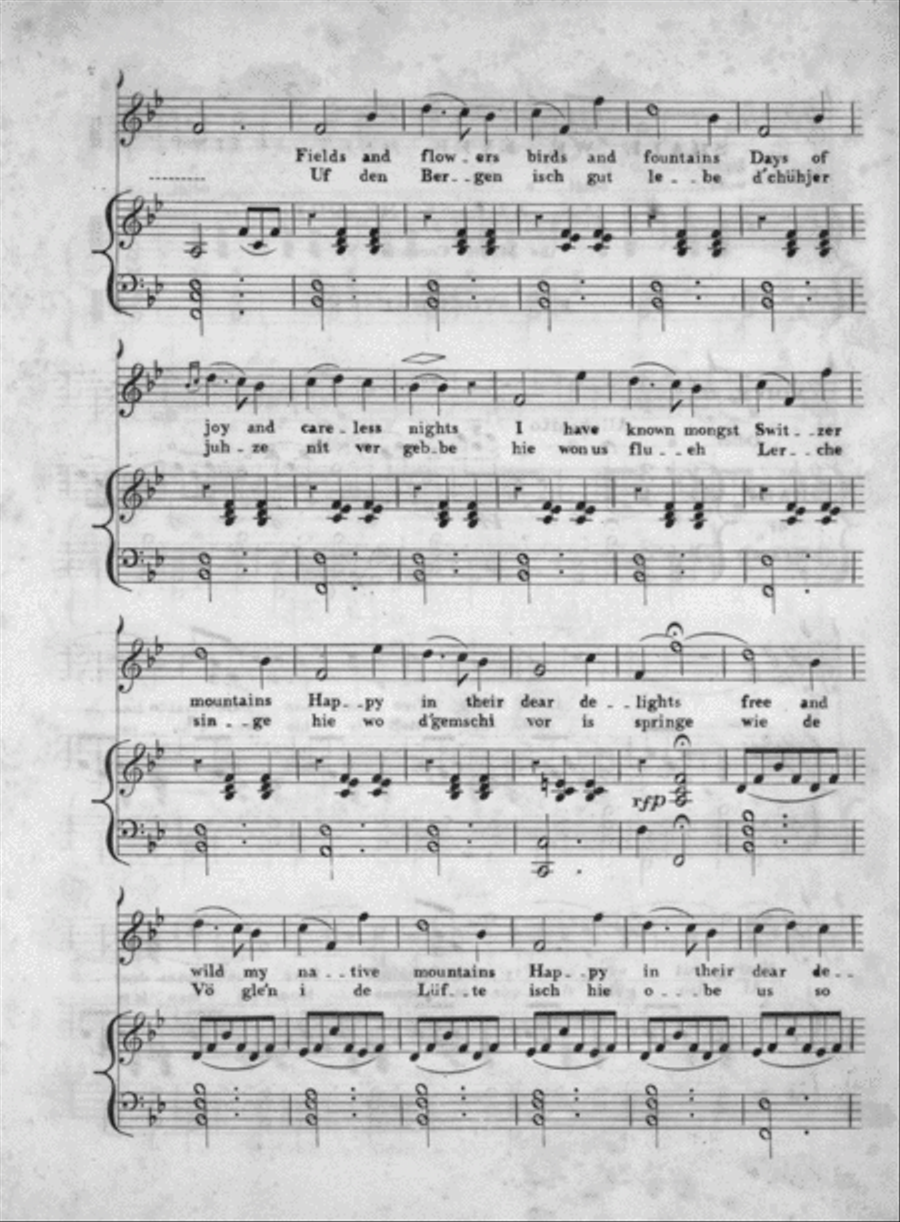Shall We Ever Meet Again? An Alpine Melody Voice scores gallery preview page 3