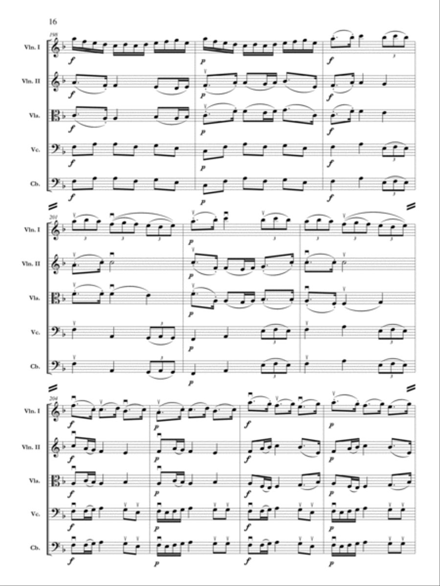 The Bells of St. Genevieve Orchestra scores gallery preview page 17