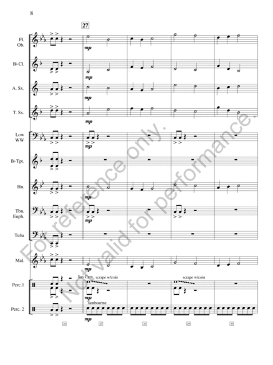Synergetic Synergetic Concert Band scores gallery preview page 9