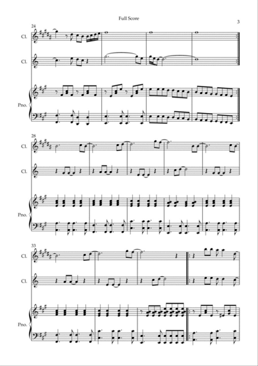 You Got It You Got It Woodwind Duet scores gallery preview page 3