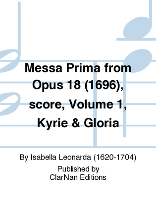 Messa Prima from Opus 18 (1696), score, Volume 1, Kyrie & Gloria