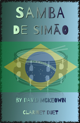 Book cover for Samba de Simão, for Clarinet Duet