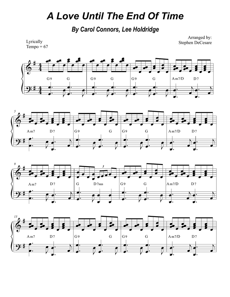 A Love Until The End Of Time Flute scores gallery preview page 5