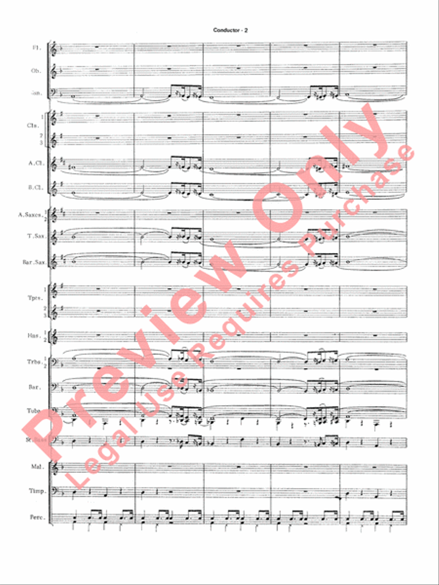 The Pink Panther Concert Band scores gallery preview page 5