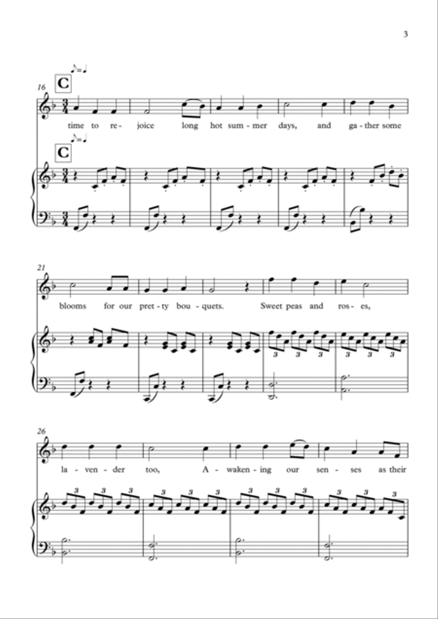 Summertime Hue Summertime Hue Unison Choir scores gallery preview page 3