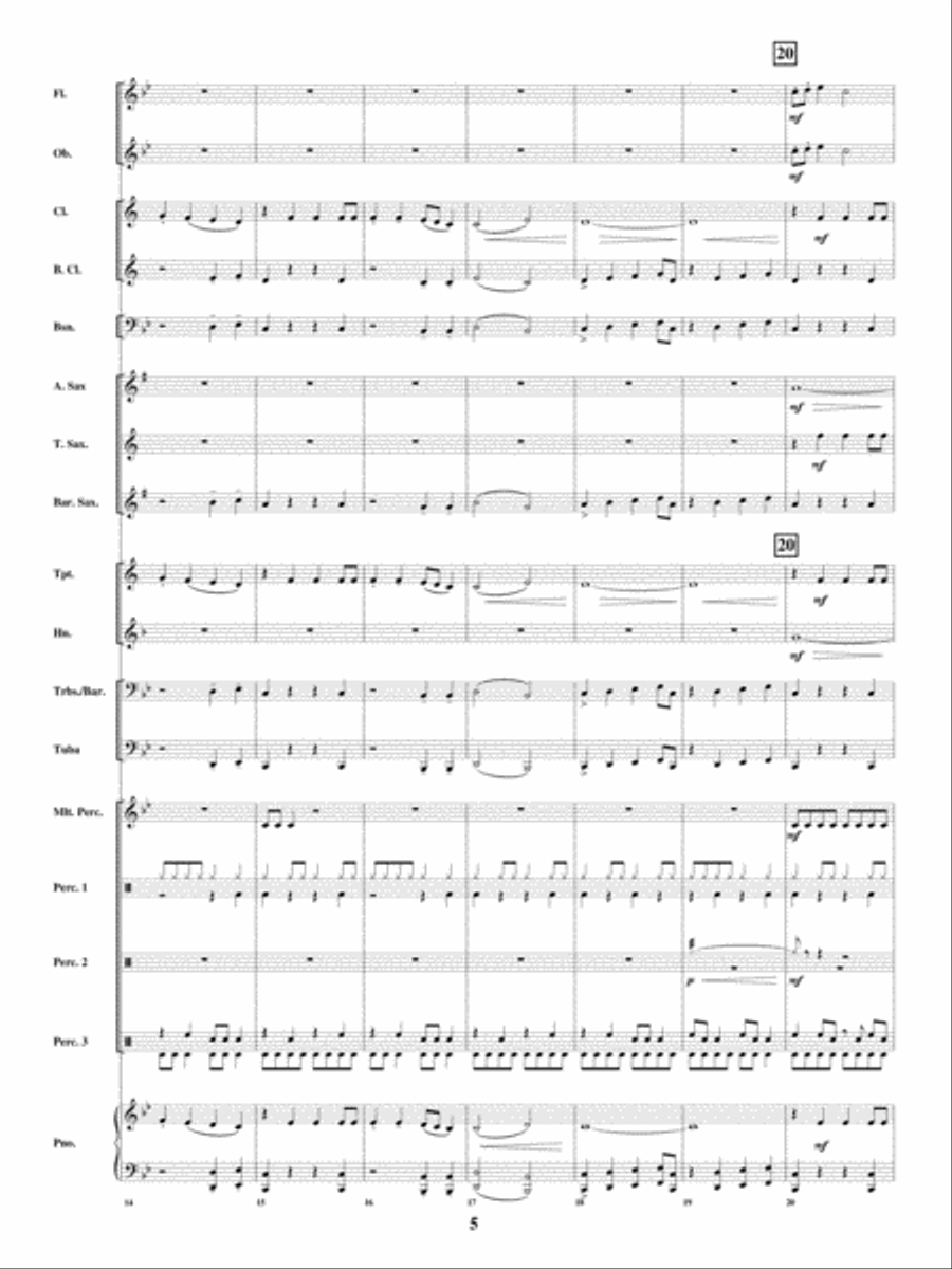 Surge Concert Band scores gallery preview page 4