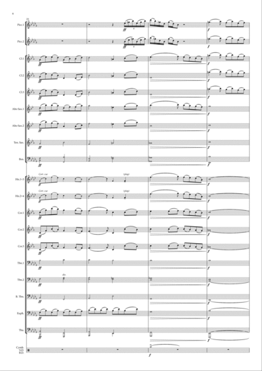 Test Drive Test Drive Marching Band scores gallery preview page 6